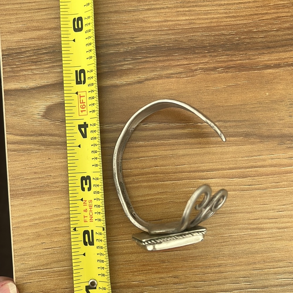 Oneida Community Silver Bangle - Picture 10 of 11